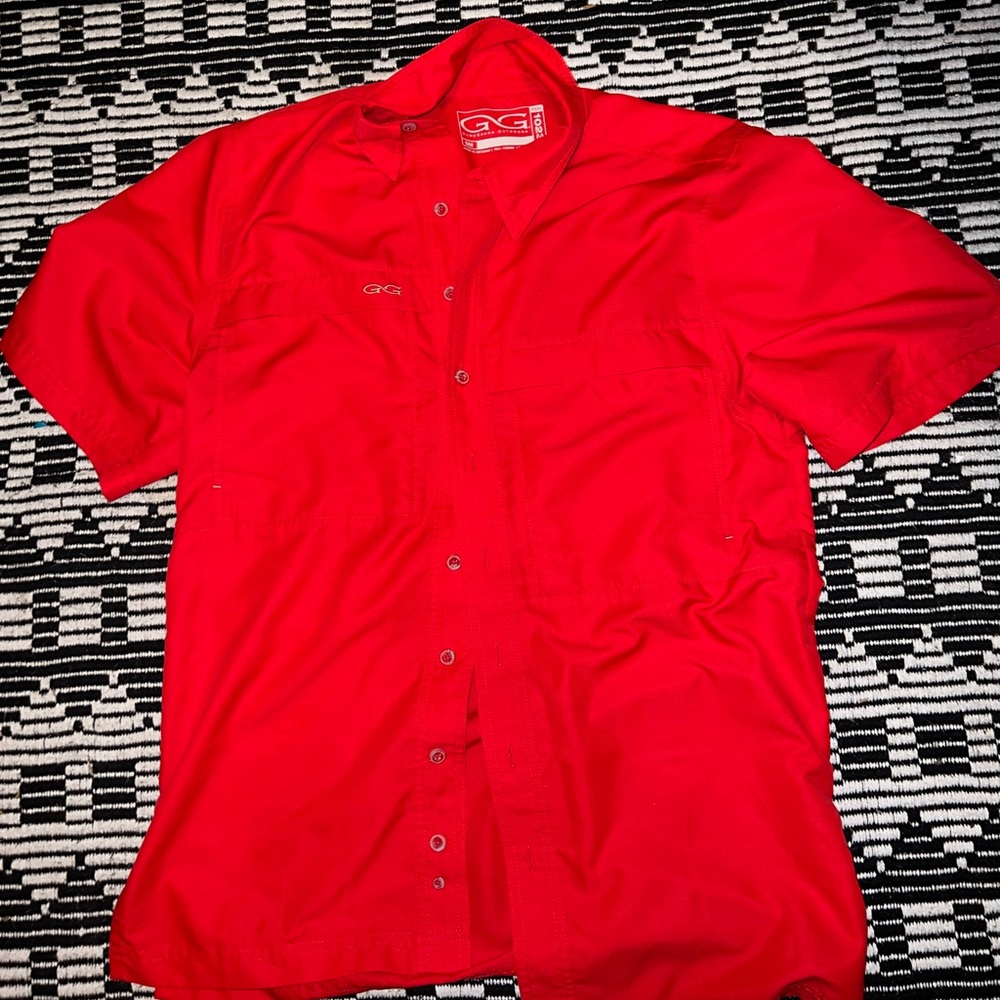 Red Gamegaurd short sleeve shirt